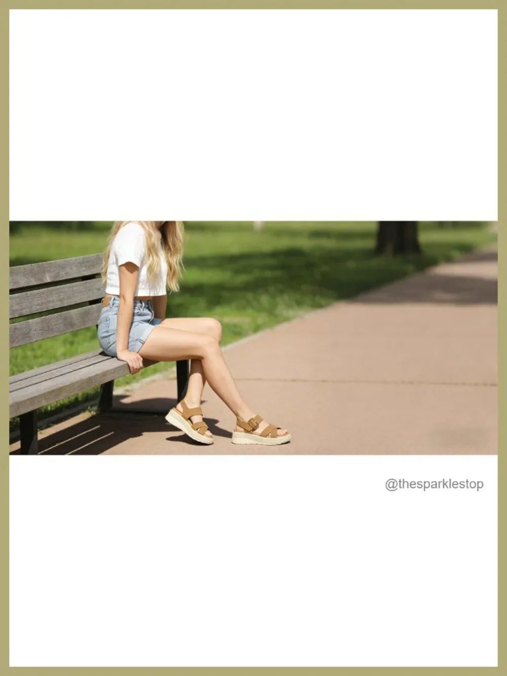 Womens Platform Sandals Low Wedge Espadrille Orthopedic Arch Support Hook Loop